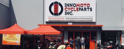 The Innomoto Cycleparts storefront in Makati